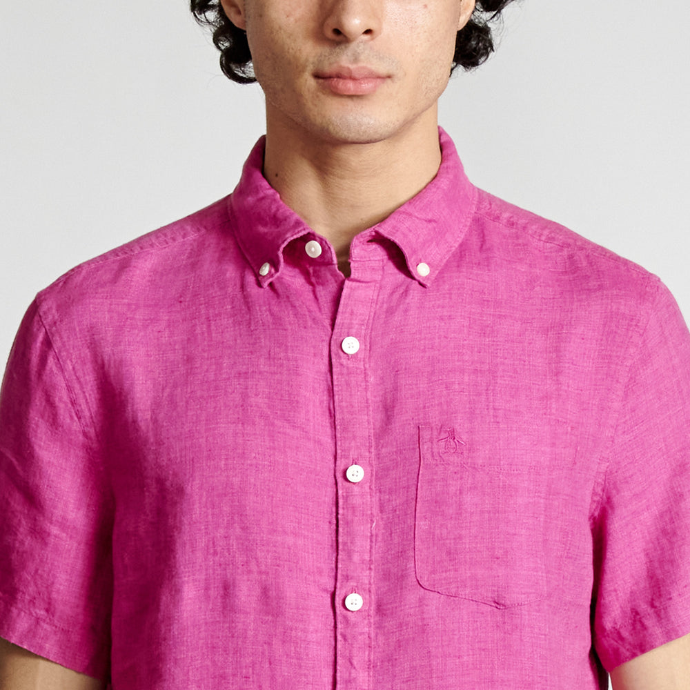 Camisa Manga Corta Con Bolsillo - Original Penguin México