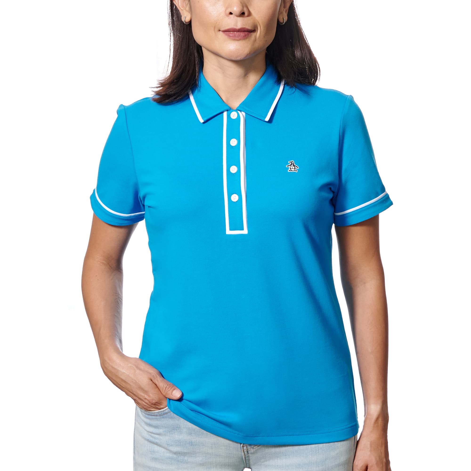 Polo Veronica Pointed Collar Mujer