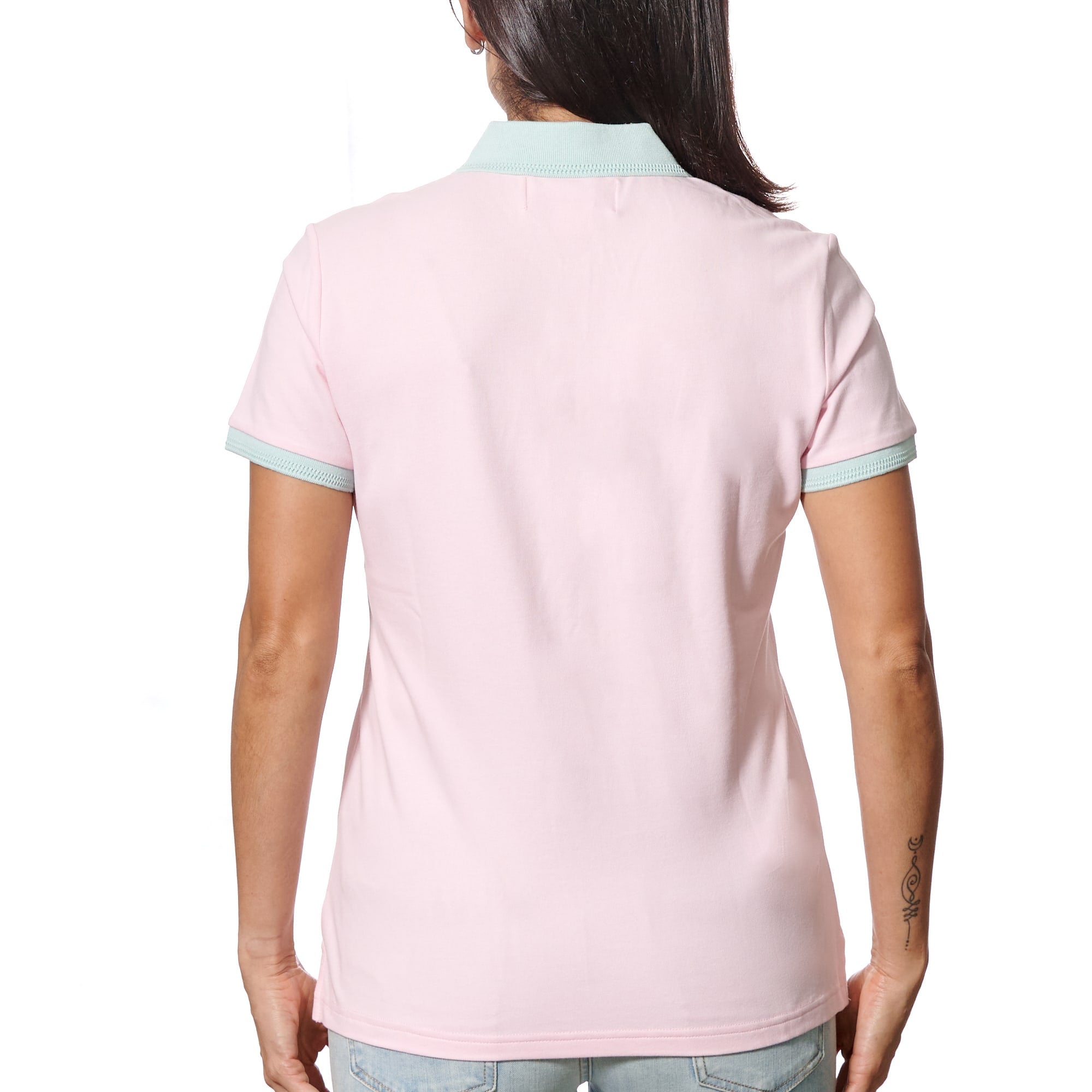 Polo Contrast Collar Mujer