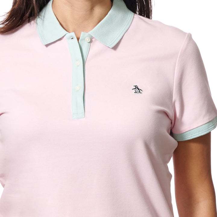Polo Contrast Collar Mujer