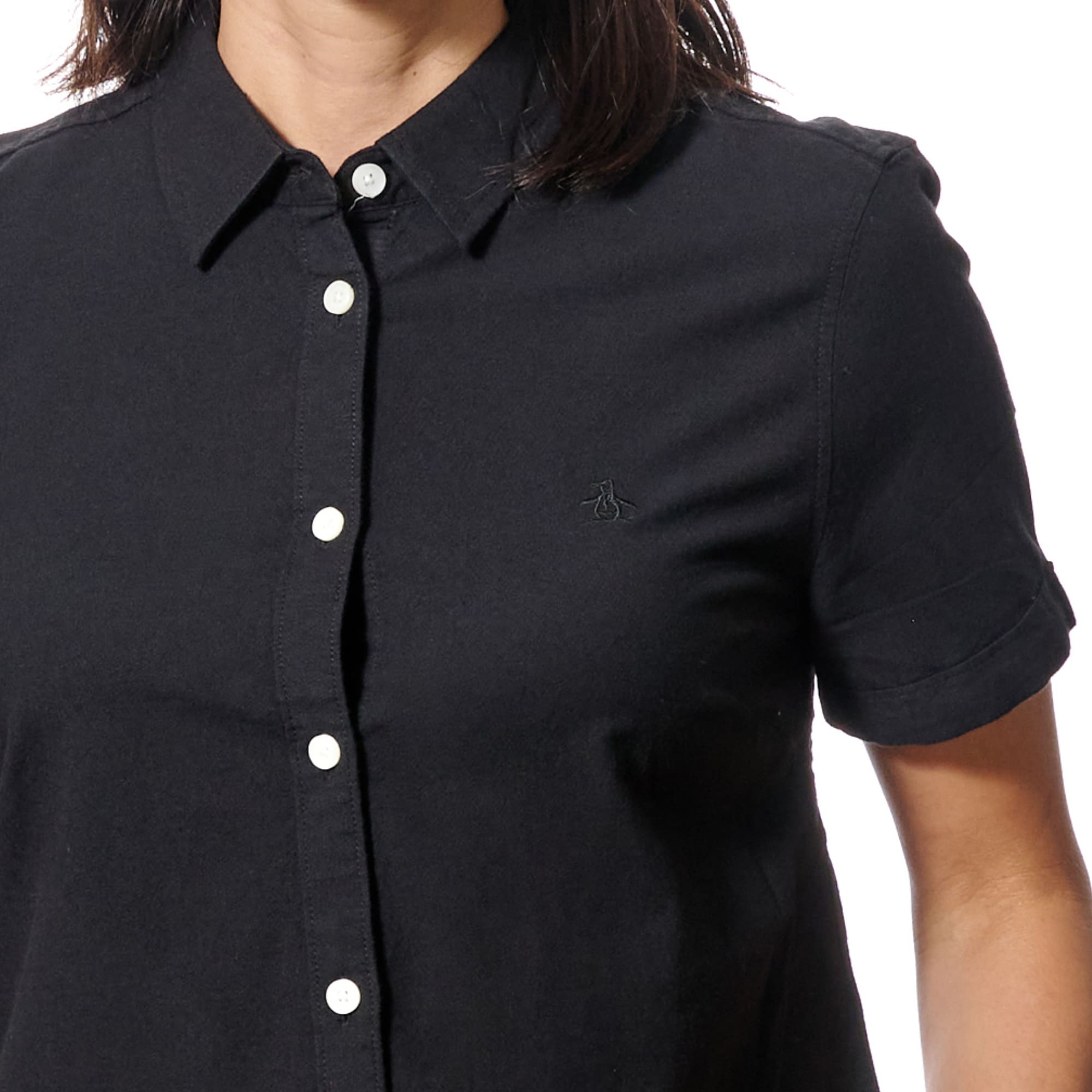 Camisa Manga Corta Core Oxford Mujer