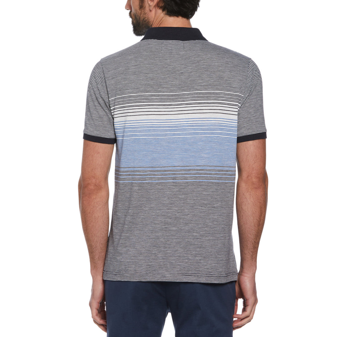 Polo Slub Chest Stripe