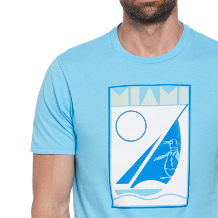 Playera Velero en Miami Print