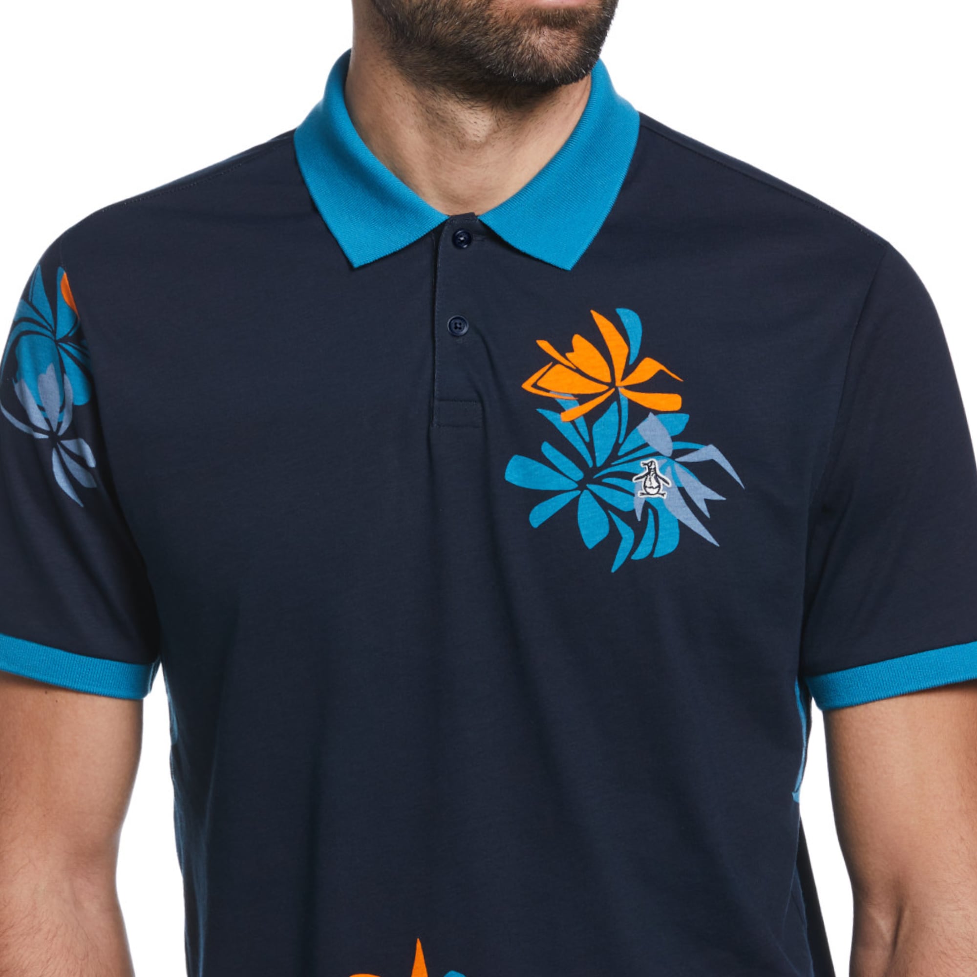 Polo Jersey Floral Print