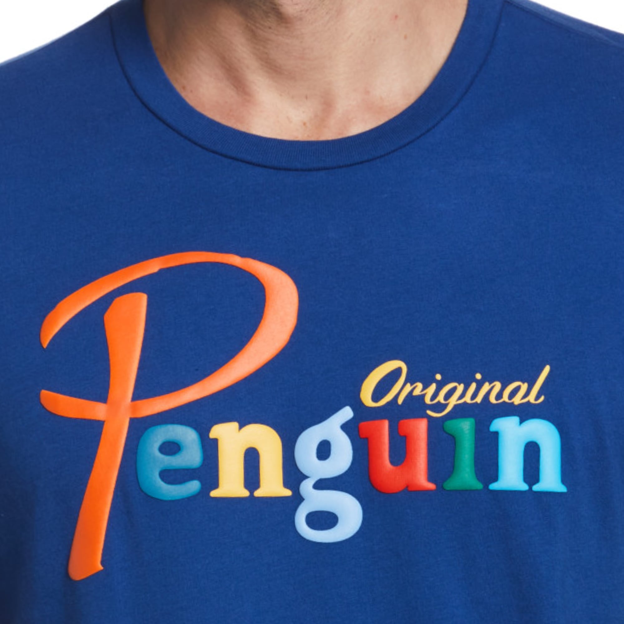 Playera Multicolor Penguin Logo