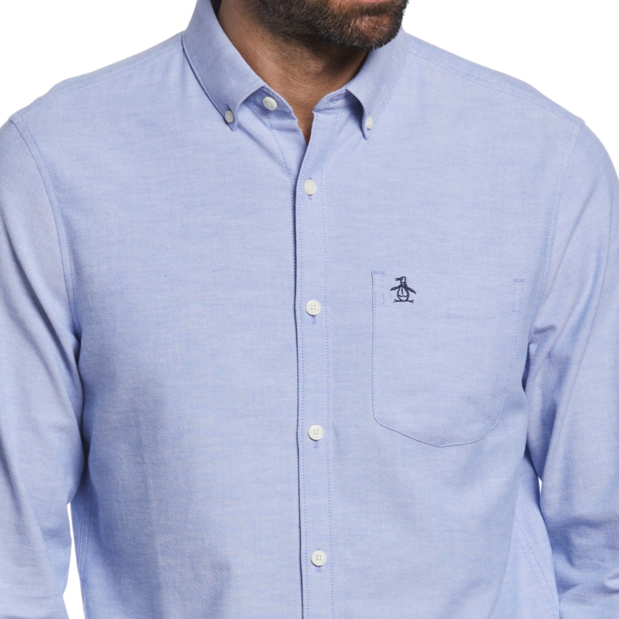 Camisa Manga Larga Oxford Eco Stretch
